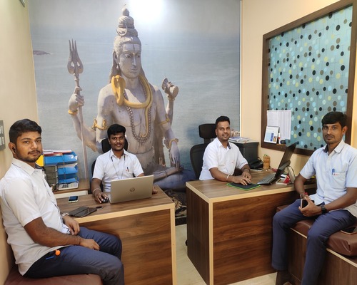 Inside Byraveshwara Tours and Travels Office, bommasandra industrial area, Bengaluru.